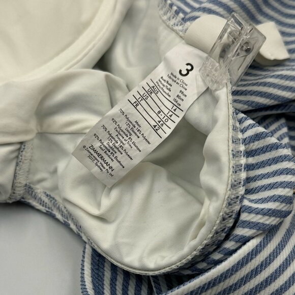 🆕 ZIMMERMANN 🧿 NWOT Chintz Stripe Underwire One Piece- Sz 3 US8 CUP SIZE C/D - Picture 15 of 16
